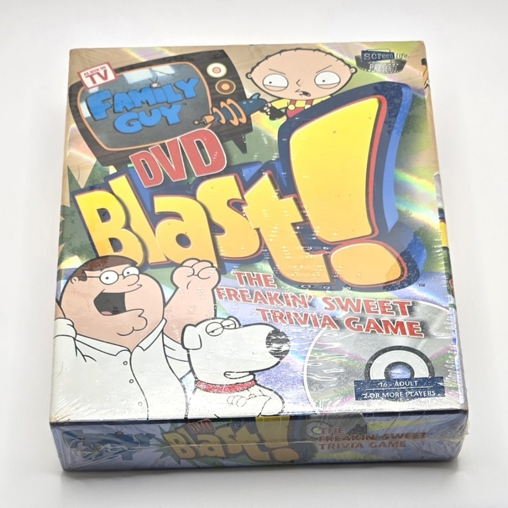 Family Guy DVD Blast The Freakin' Sweet Trivia Game (DVD, 2006) Sealed Brand New